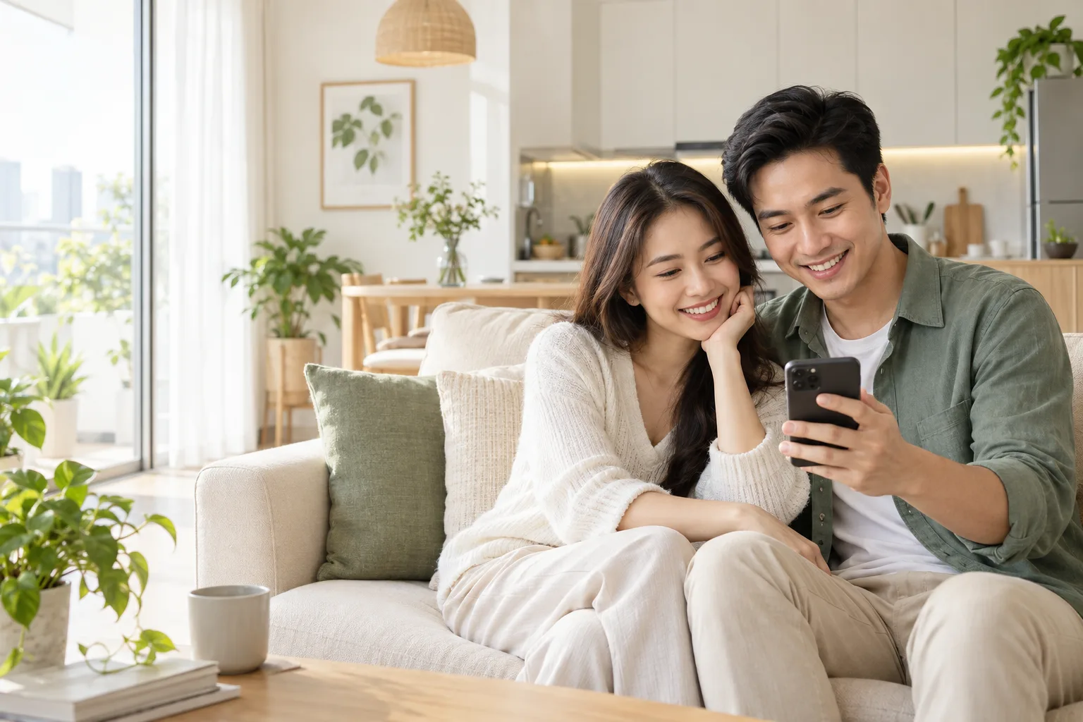 Gia đình sử dụng dịch vụ hỗ trợ việc nhà của Trí Trung